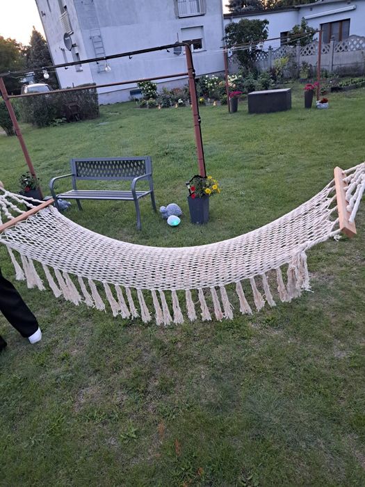 Hamak boho nowy wygodny