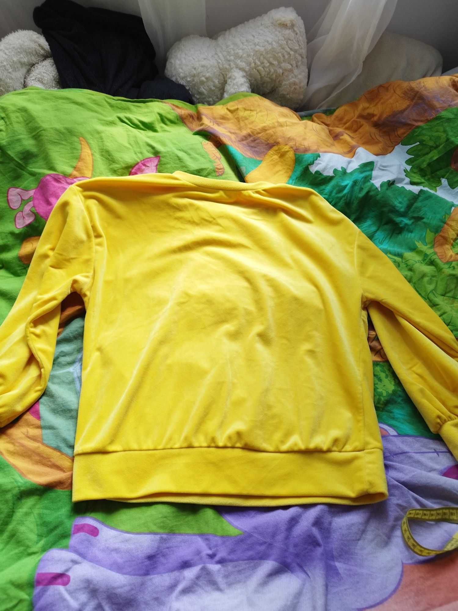 Śliczny welurowy dres XL