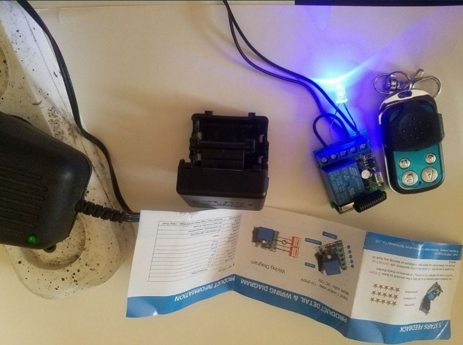 Радиореле. Реле с управлением через пульт. 220В