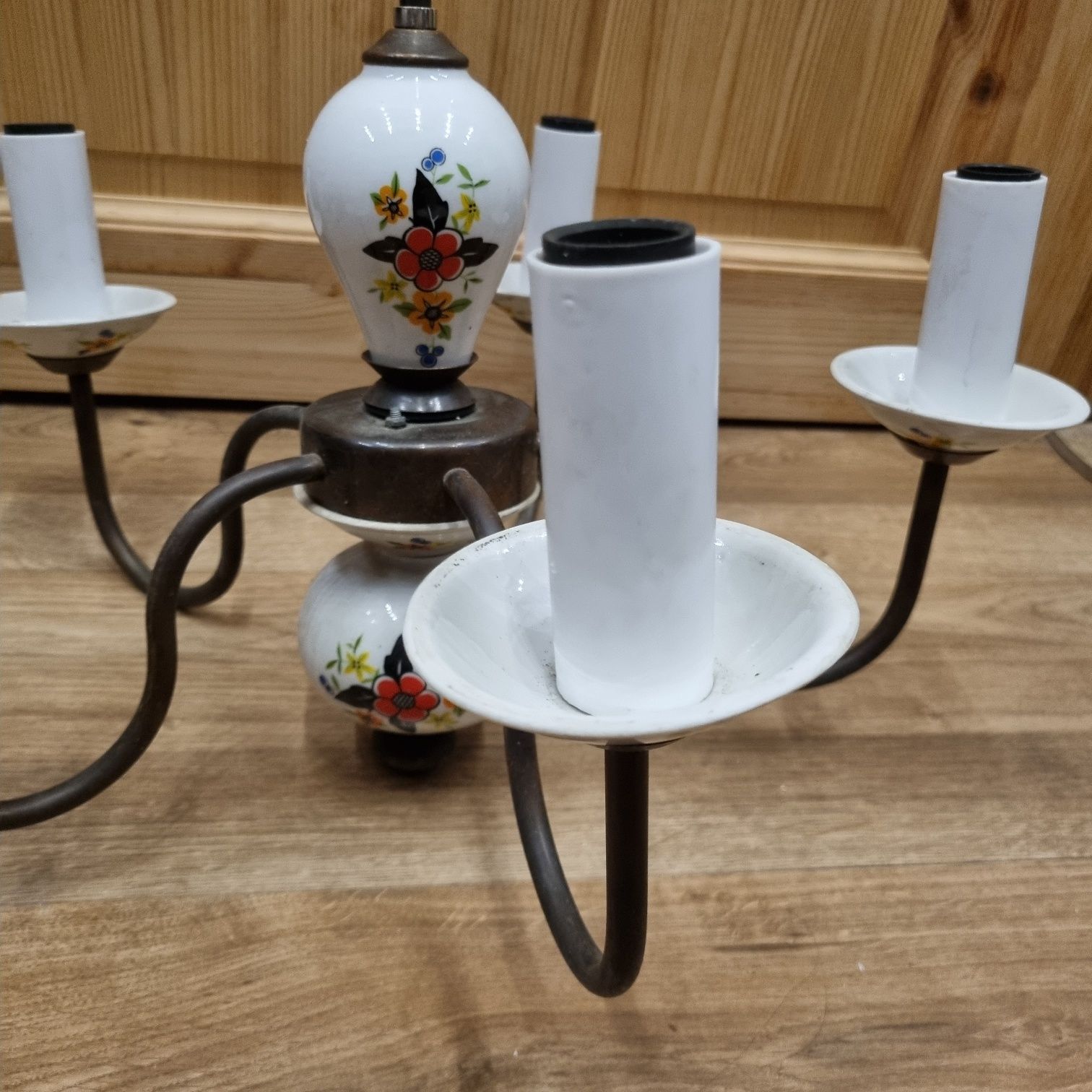 Lampa wisząca żyrandol  prl