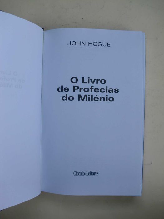 O Livro de Profecias do Milénio
de John Hogue