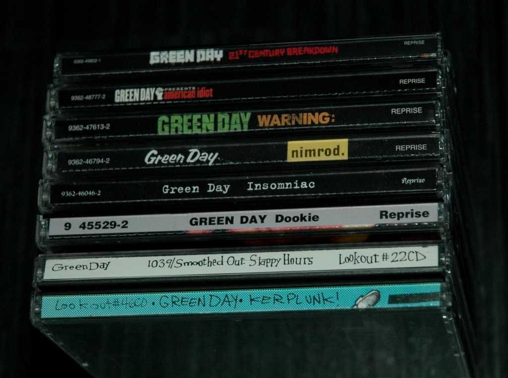 GREEN DAY - Zestaw 8 albumów. CD.