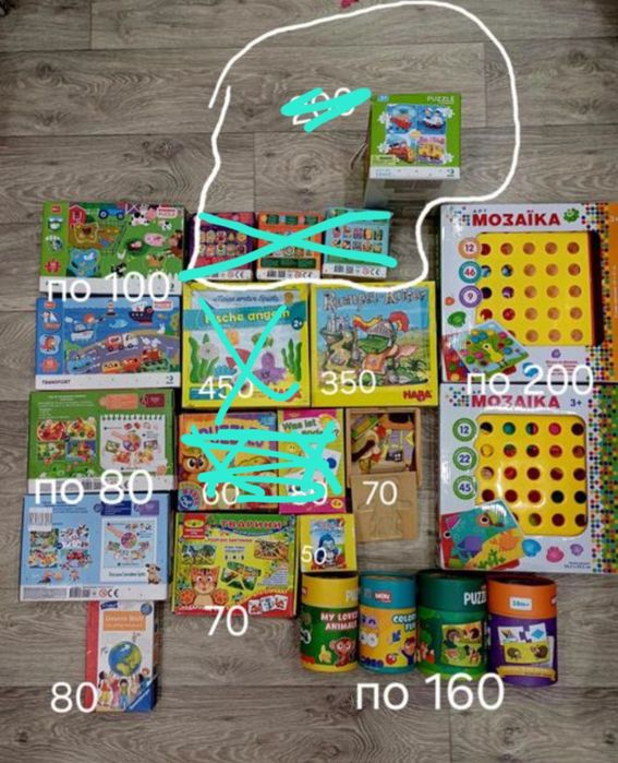 Пазли, настільні ігри, мозаїка Haba Dodo