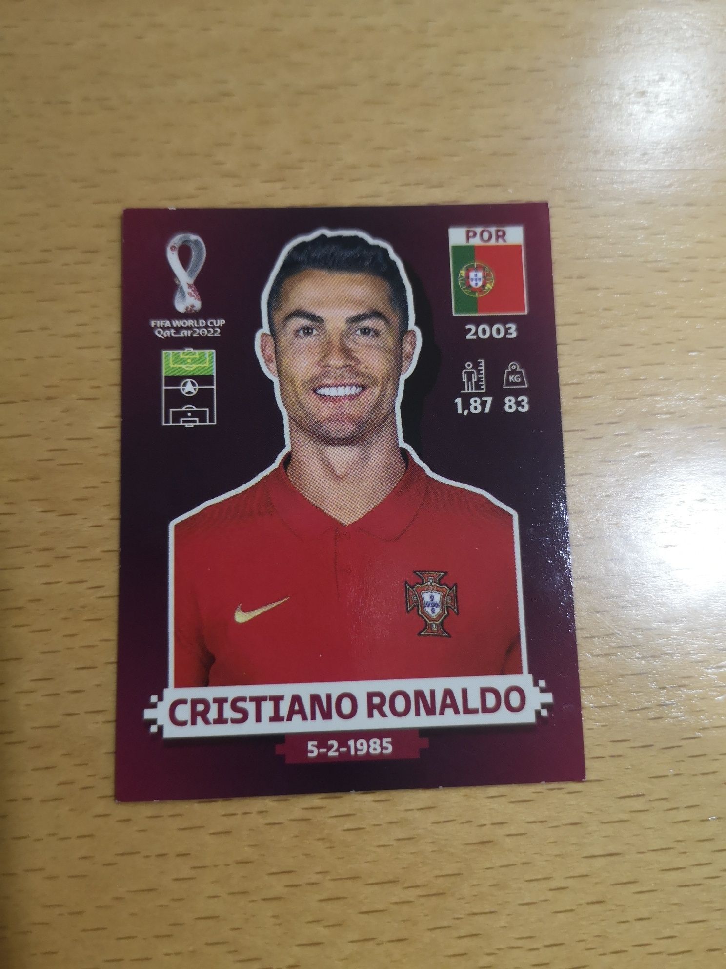 Cromo Oryx Edition Cristiano Ronaldo