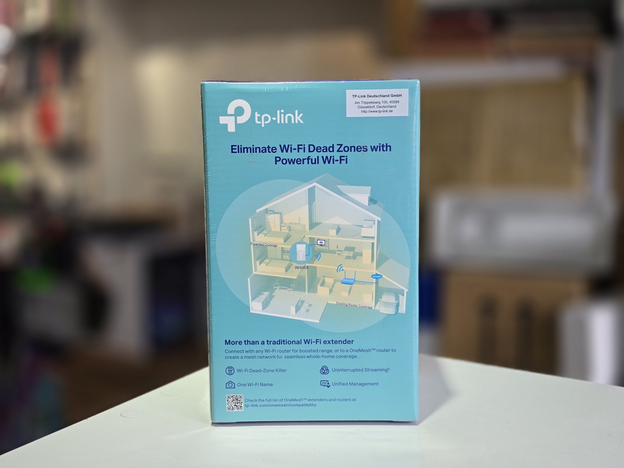 Ретранслятор Репітер повторювач TP-LINK RE600X WiFi6 / AX1800 / 1Гбіт