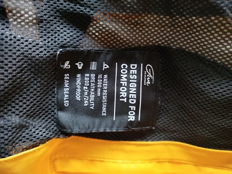 Kurtka przeciwdeszczowa męska sportowa