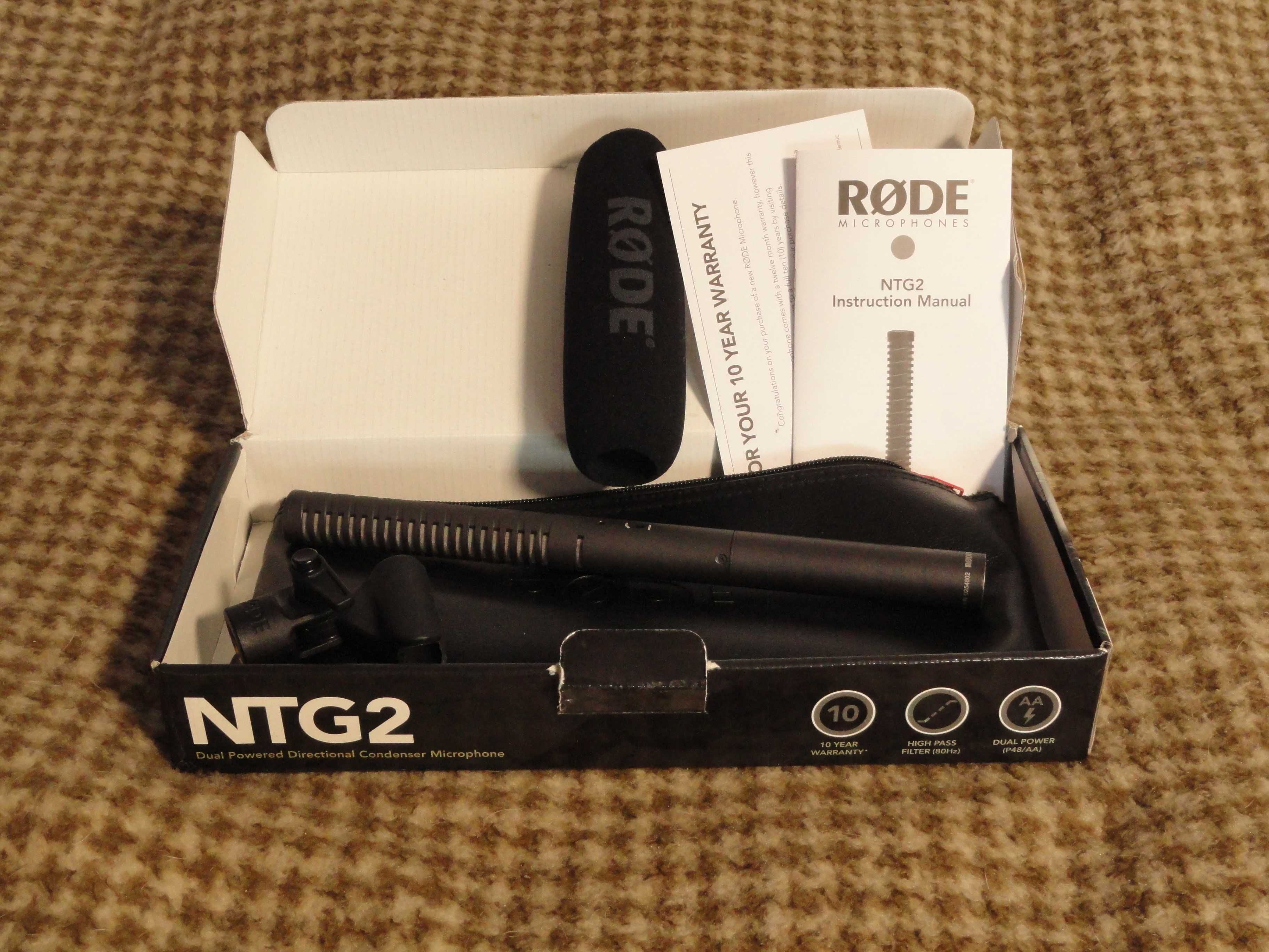 Rode NTG2 mikrofon
