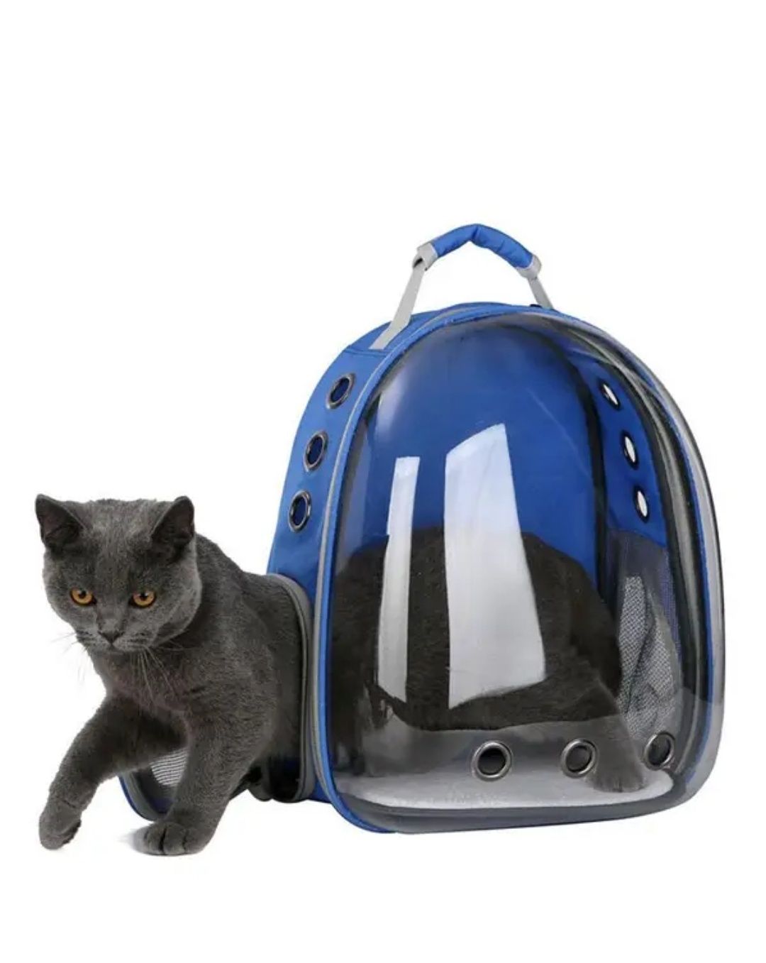 Рюкзак перенесення для котів та собак до 7 кг - сумка з прозорим вікно