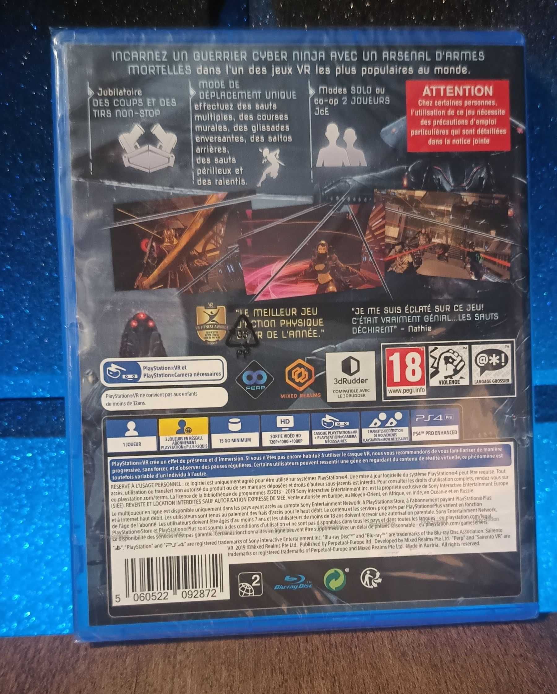 Sairento VR PS4 - samurajska gra akcji na okulary VR, science-fiction