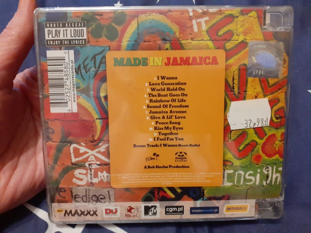 Bob Sinclar made in jamaica muzyka na płycie CD Nowa w folii