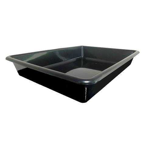 Taca ociekowa  13 L czarna 8,8 x 54,2 x 39,5 cm kuweta - 4 SZTUKI