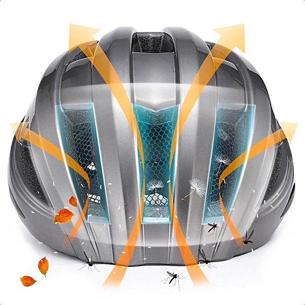 Kask rowerowy Rockbros ZK-013TI - szary