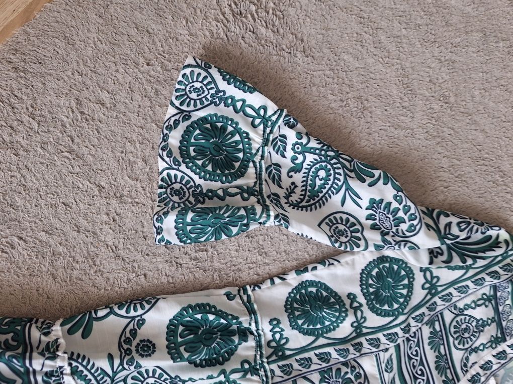 Sukienka damska zwiewna przewiewna boho rustykalna 38 M