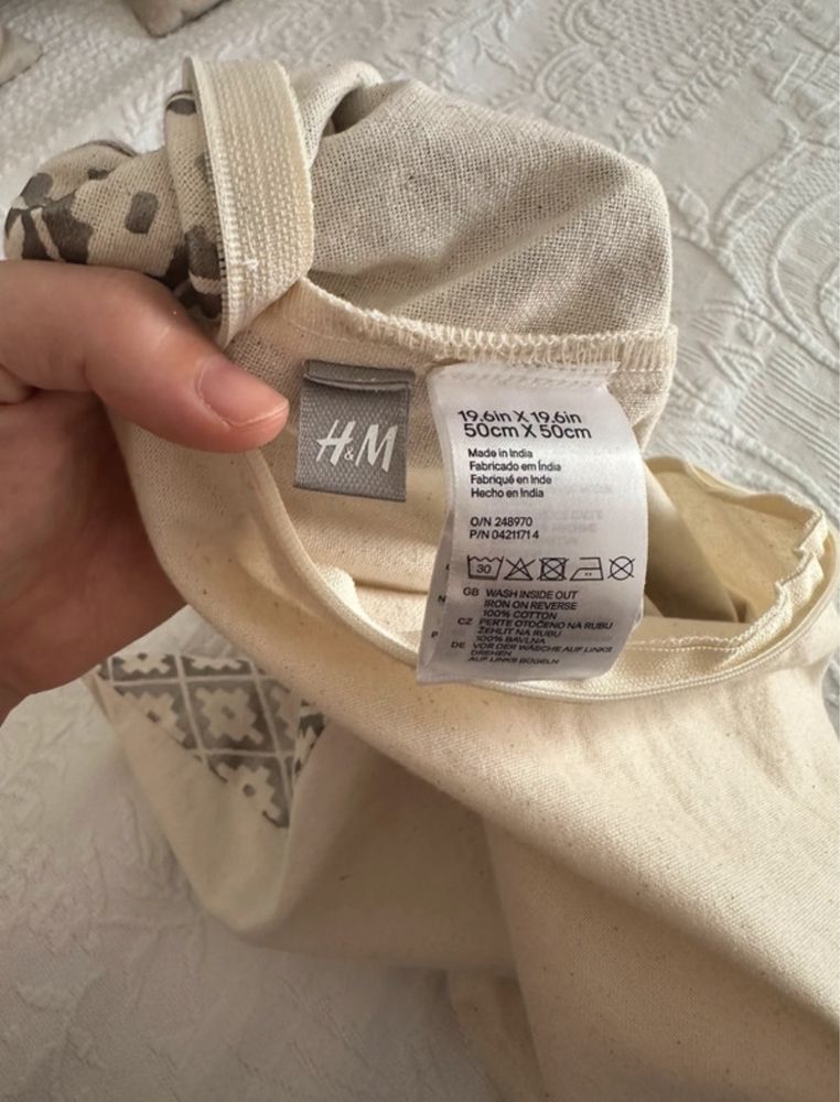 Capa almofada H&M