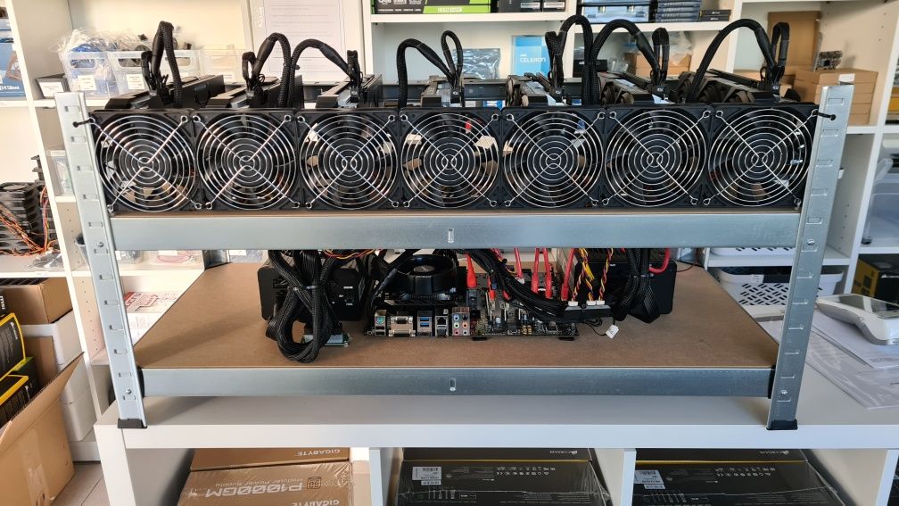 Frame mining Rig