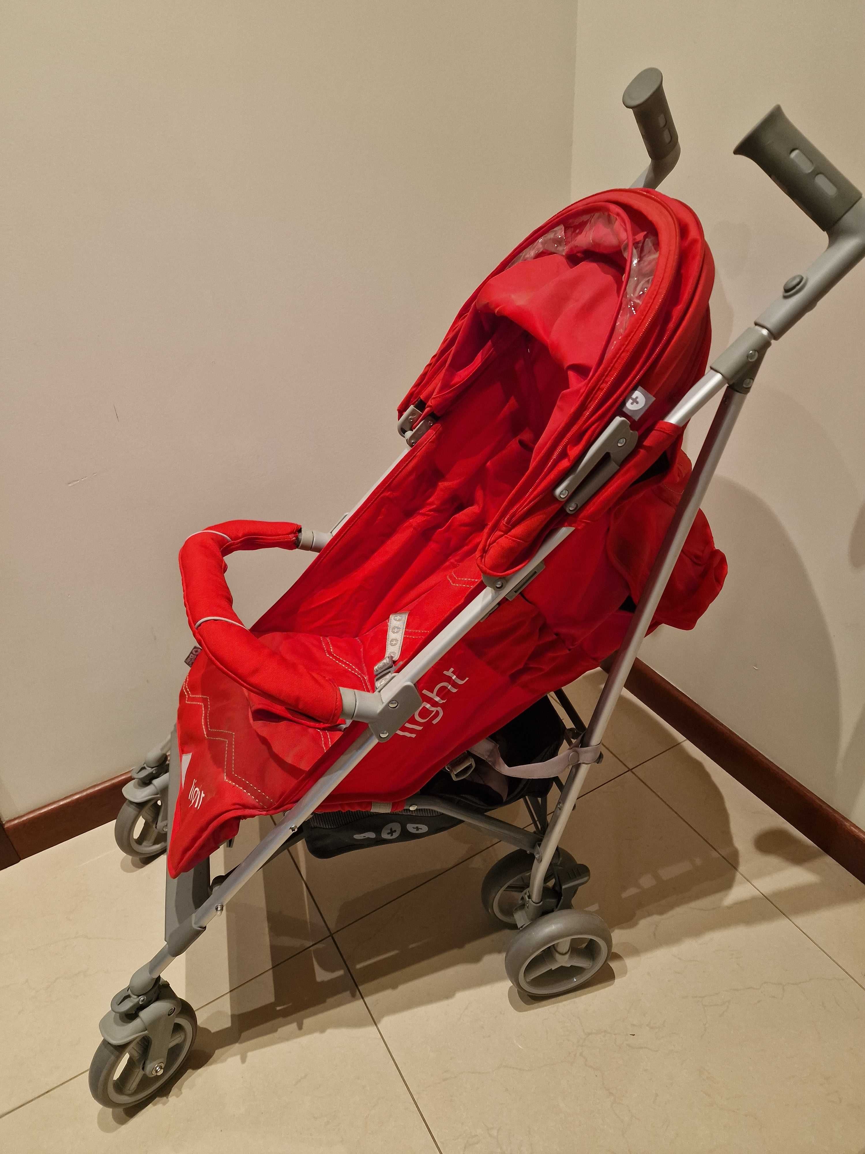 Nowy lekki wózek spacerowy Plus Baby Light rególowana rączka