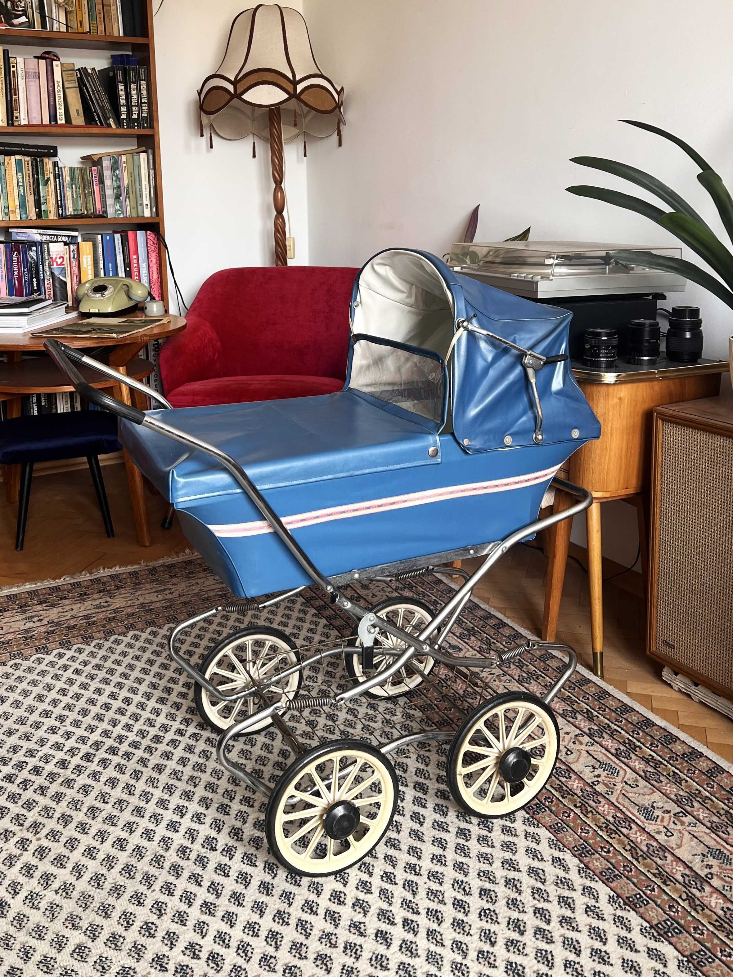 Wózek dla lalek PRL Vintage Retro