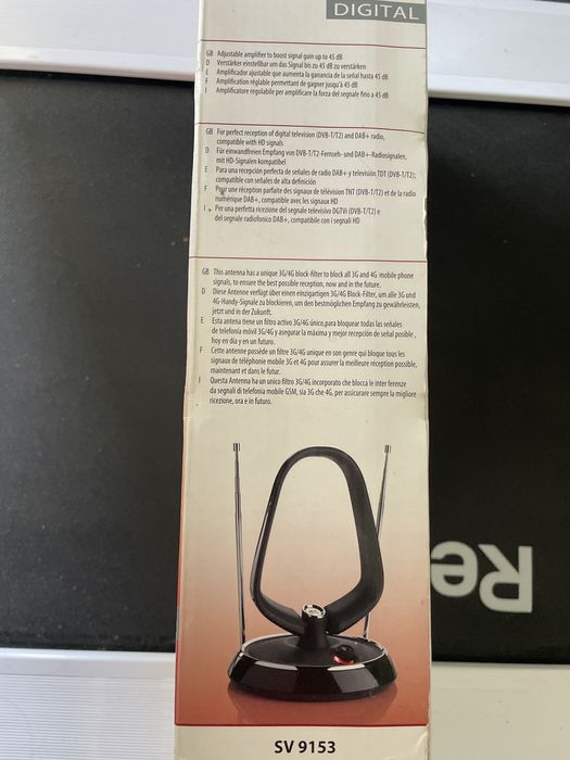 Antena pokojowa ze wzmaczniaczem Signal clear