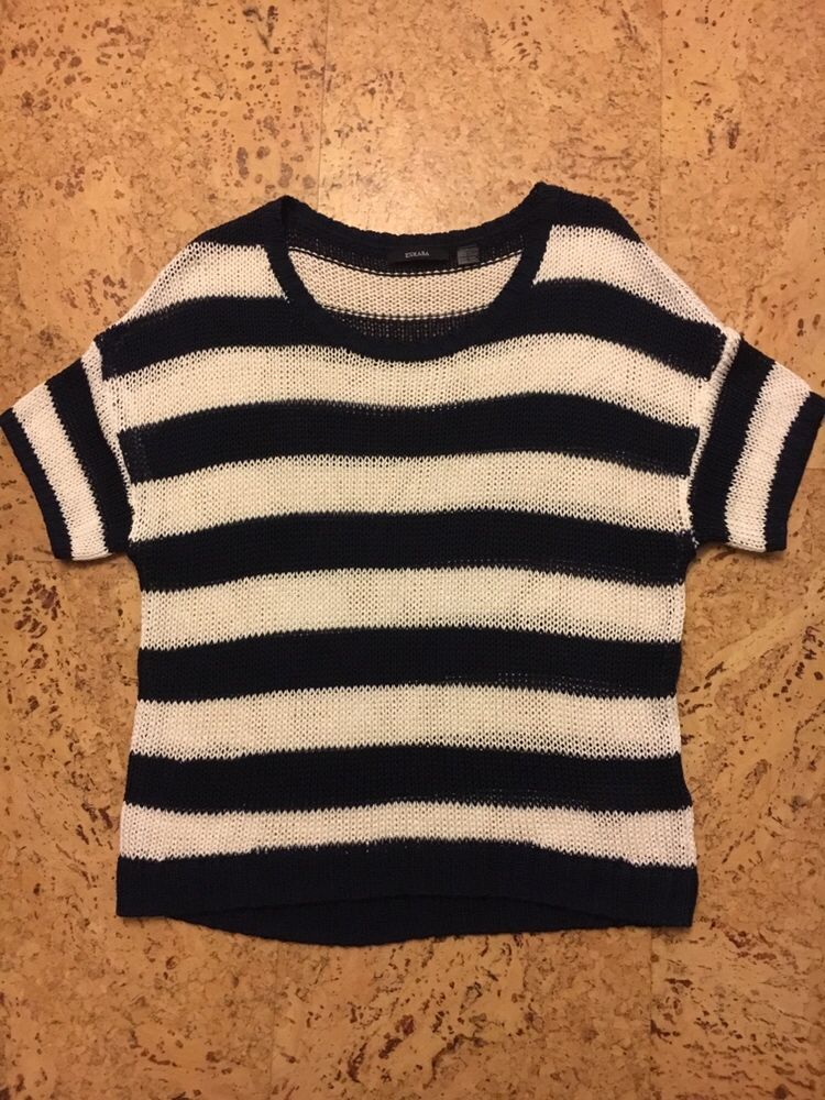 sweterek oversize w paski