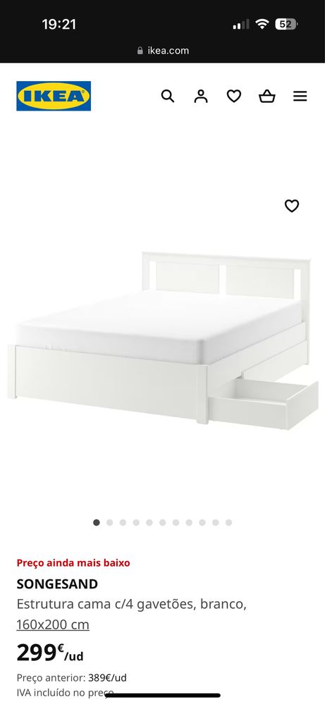 Cama IKEA Songesand