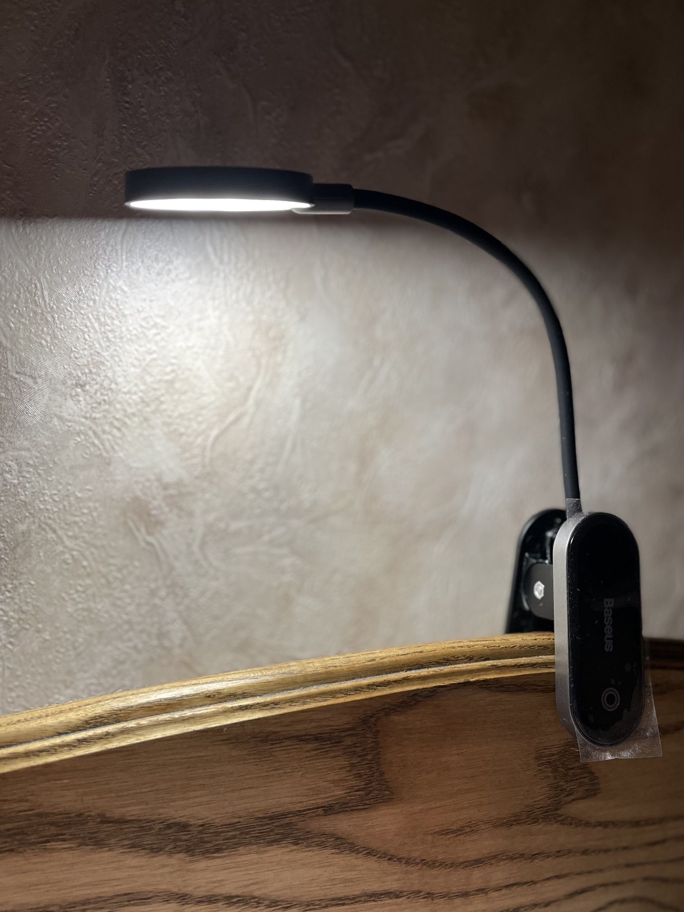 Лампа Baseus Mini Clip Lamp для читання акумуляторна 350 mAh