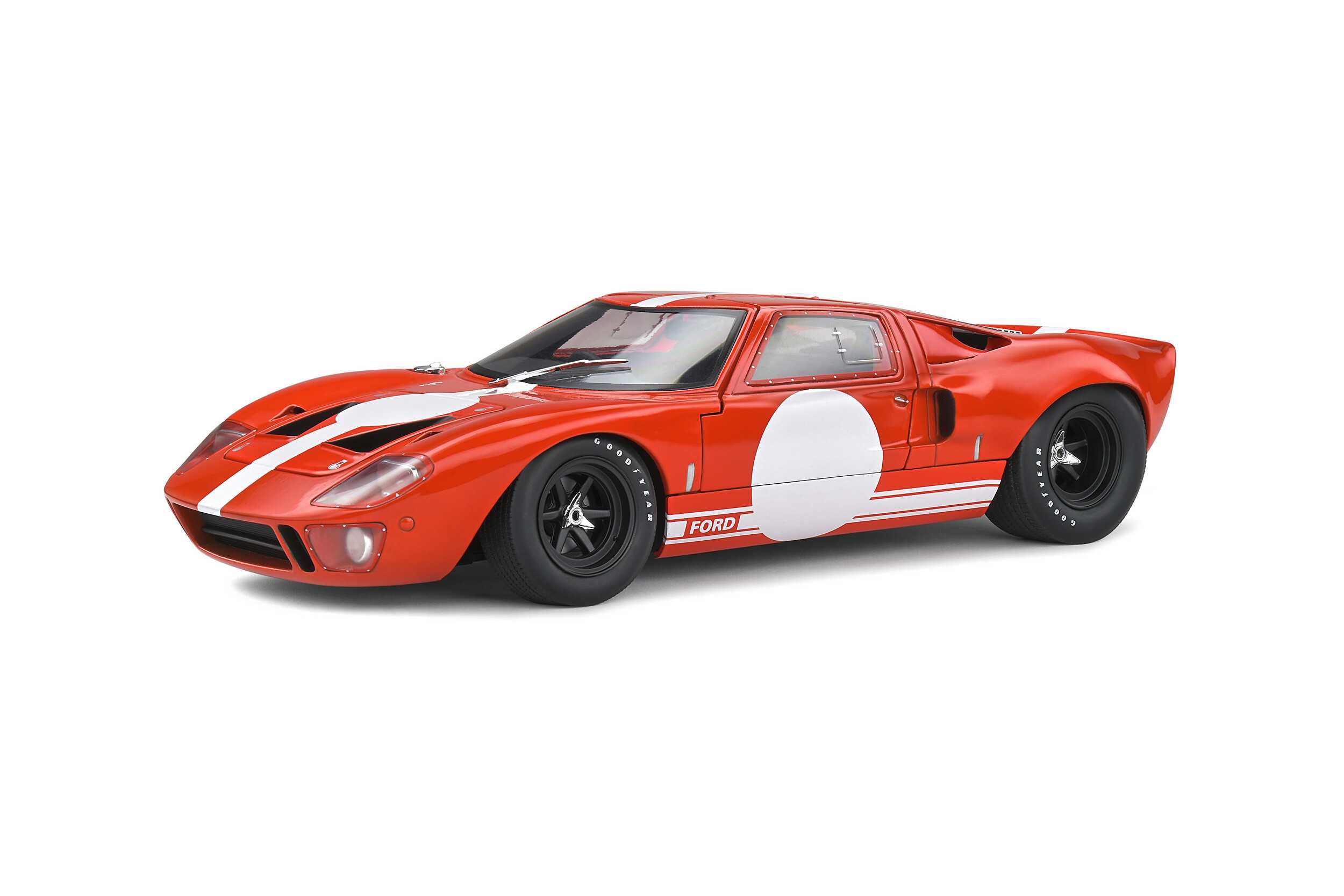 Miniatura - Ford GT 40 MK I Racing - red - 1966