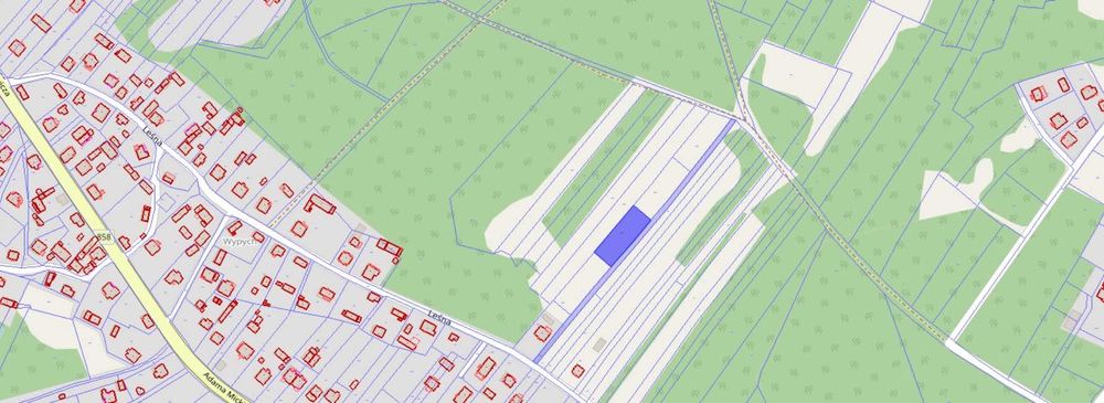 sprzedam dzialkę z WZ