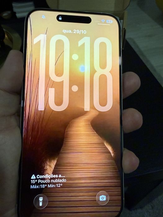 Iphone 15 pro max branco 256 GB completamente imaculado