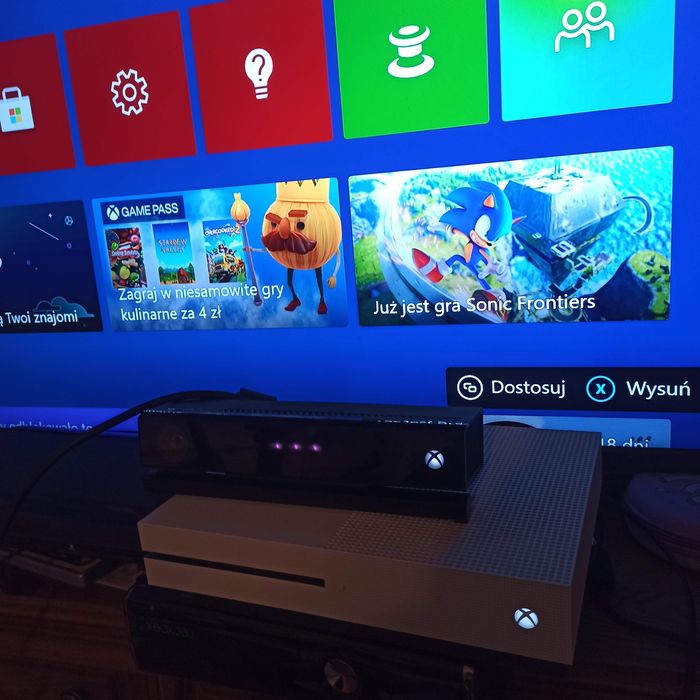 Xbox one s + Kinect + pad Just Dance 2022 FIFA Fortnite Roblox