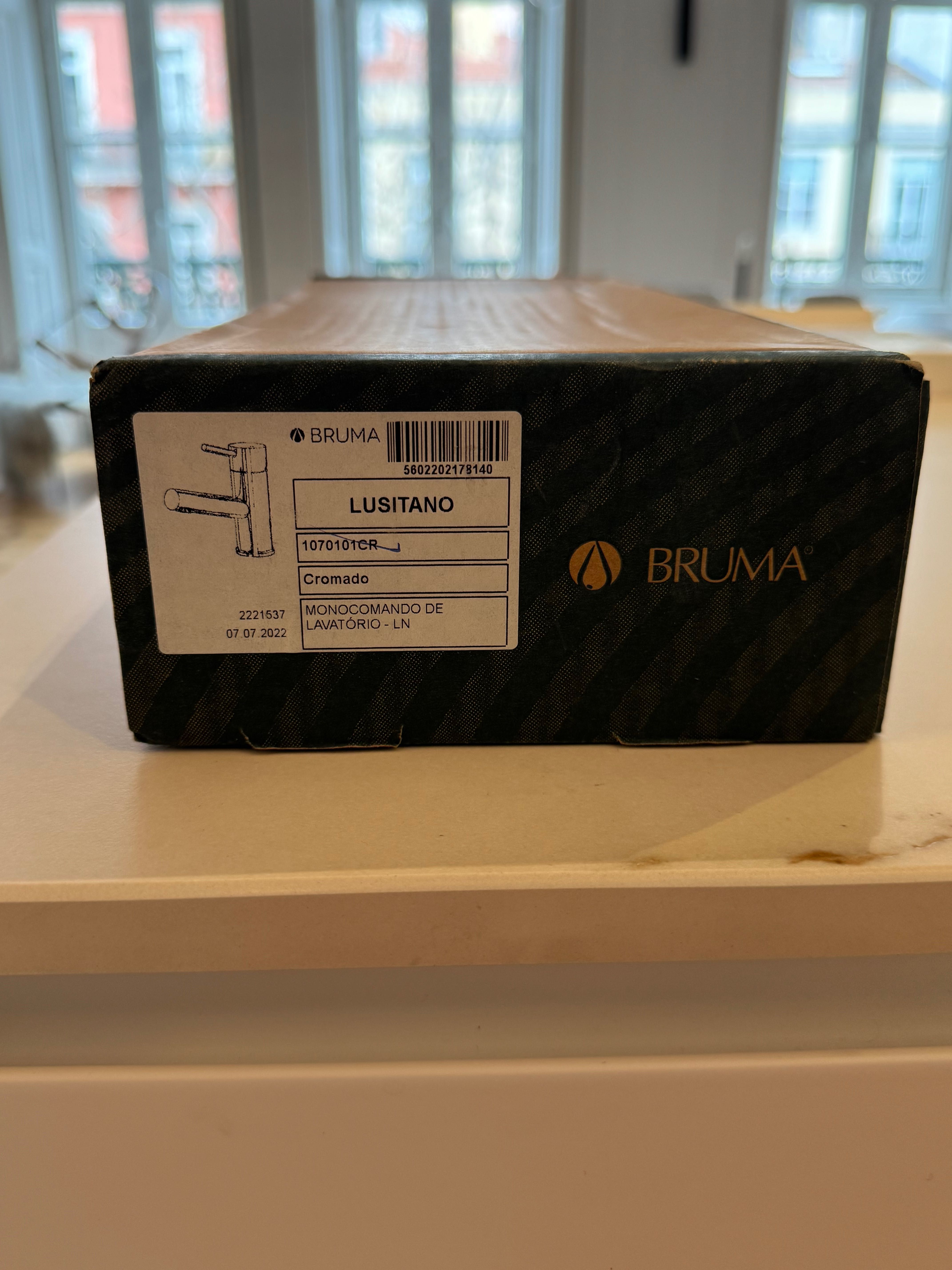 Torneira monocomando BRUMA LUSITANO cromado - Novo