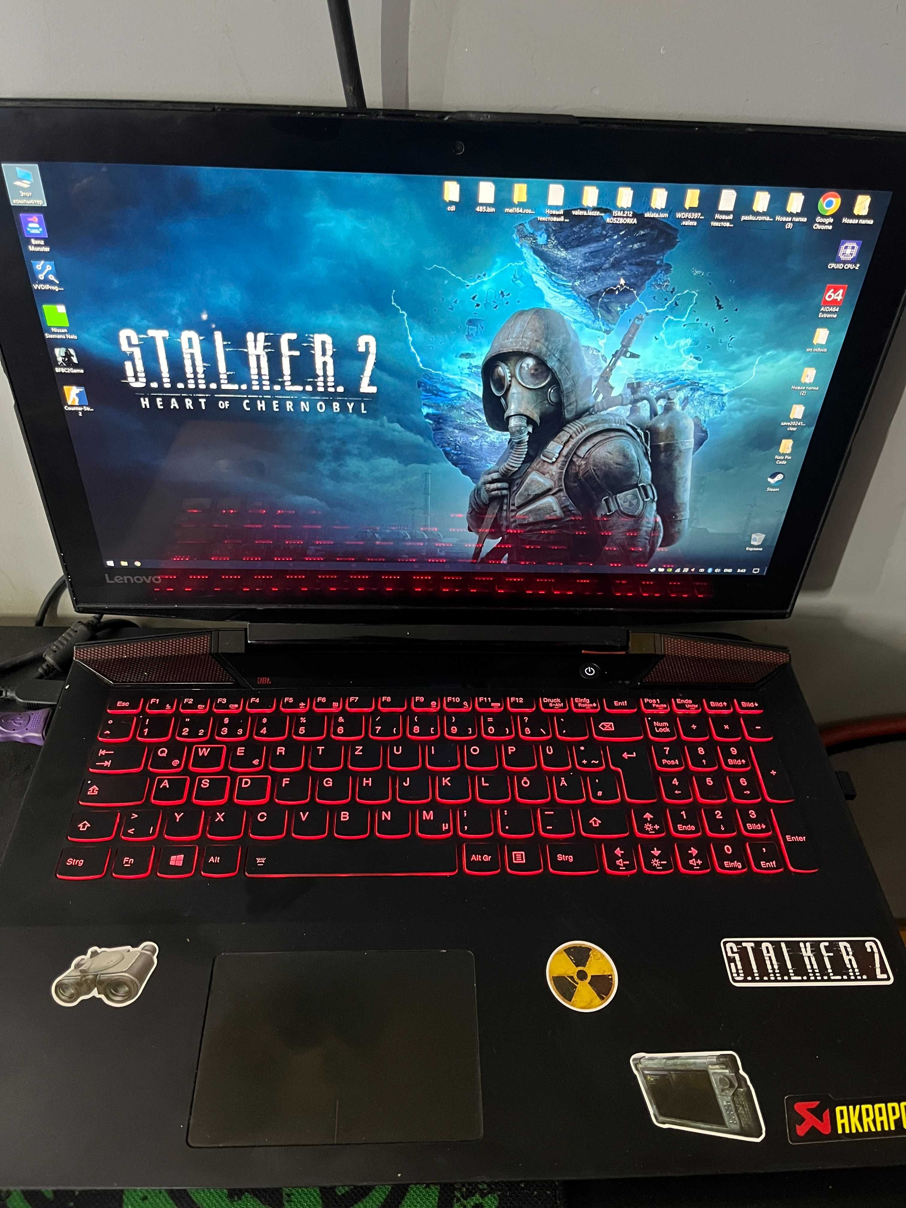 Lenovo Y700/Core i5-6300HQ/8ГБ/200SSD m2 256 /Nvidia GTX 960M 2ГБ/17.3
