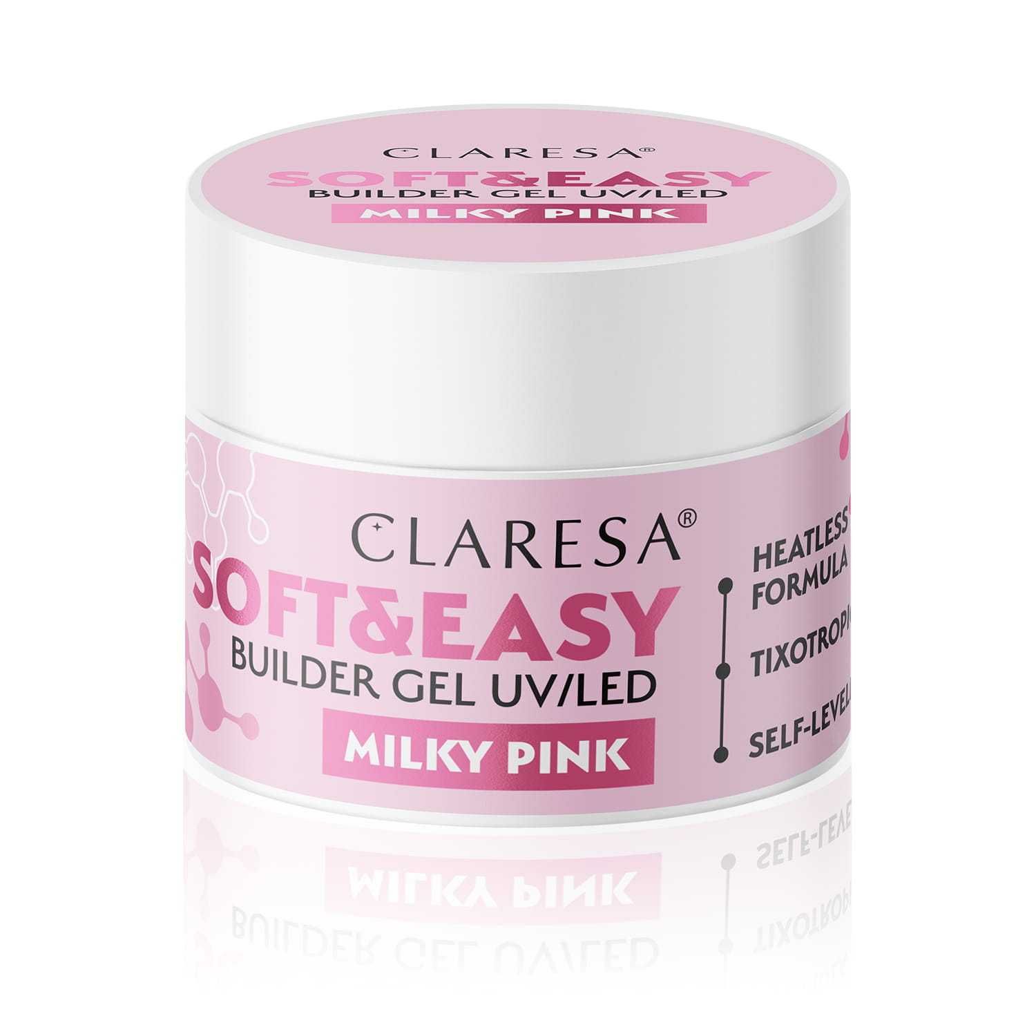 Żel claresa 45g Kolory Clear Baby pink Milky white  natural