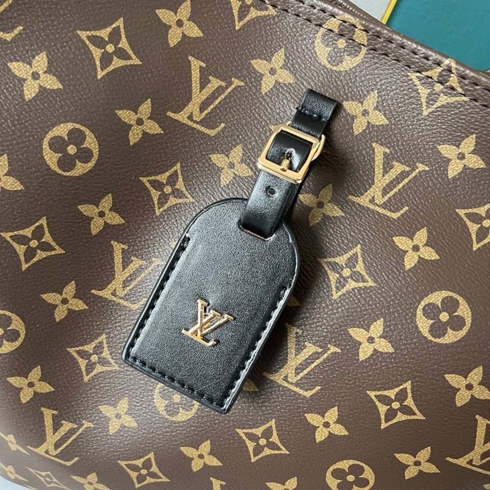 Женская сумка шоппер через плечо коричневая оригинал Louis Vuitton