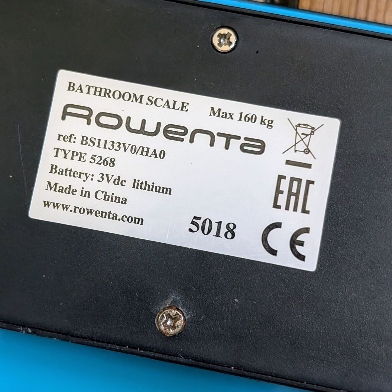 Balança Digital Rowenta Azul - pesar | peso