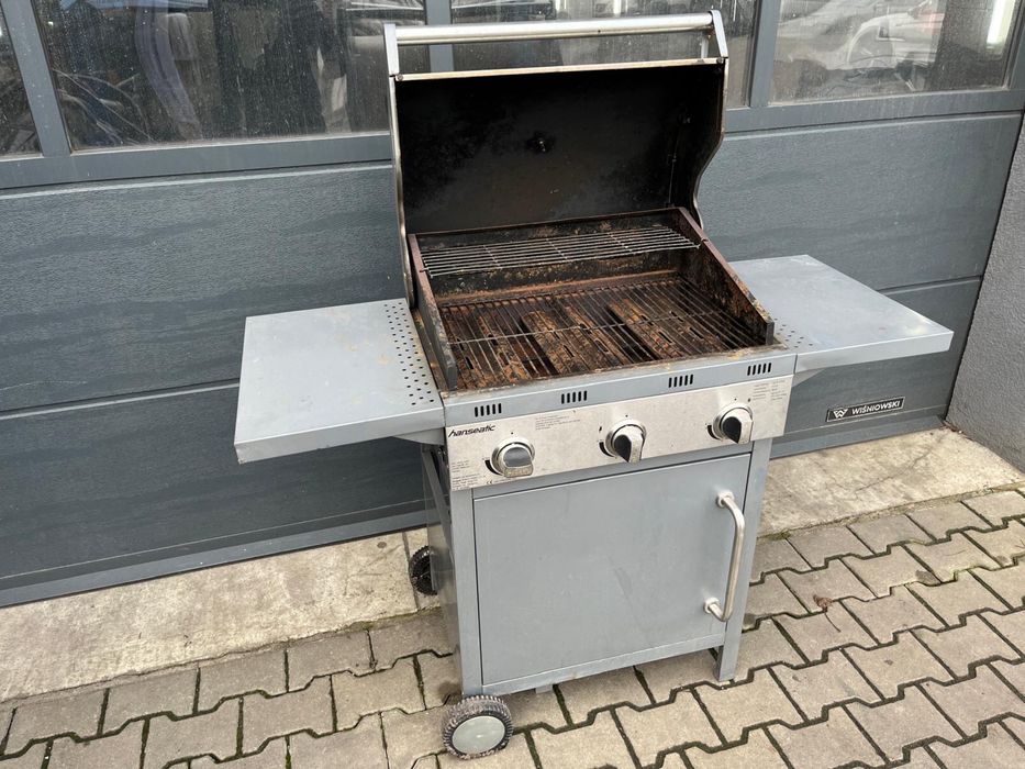 Gril grill gazowy hanseatic 3 palniki 9,7 KW