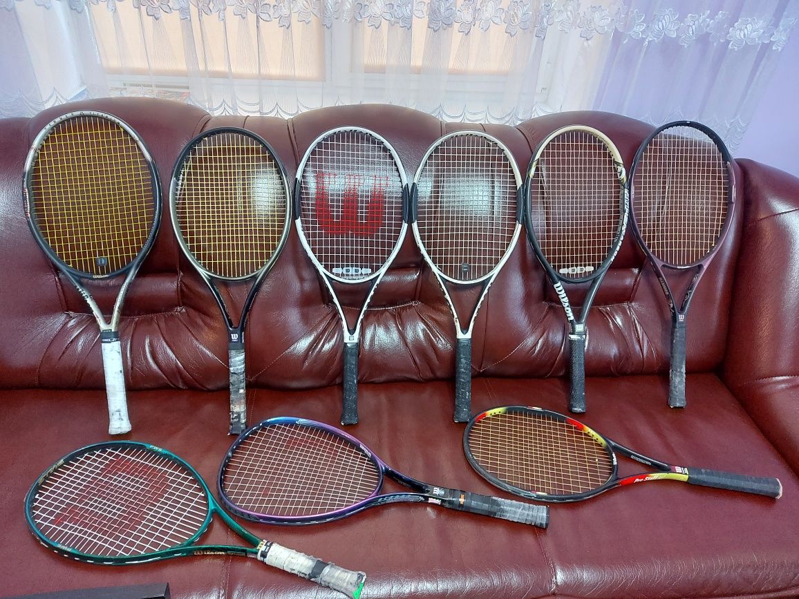 Ракетки Wilson, Head, Babolat