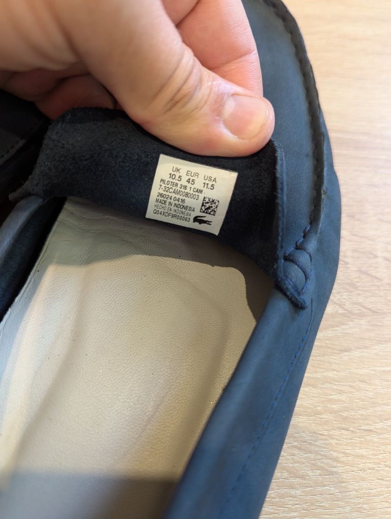 Мокасини Lacoste 45