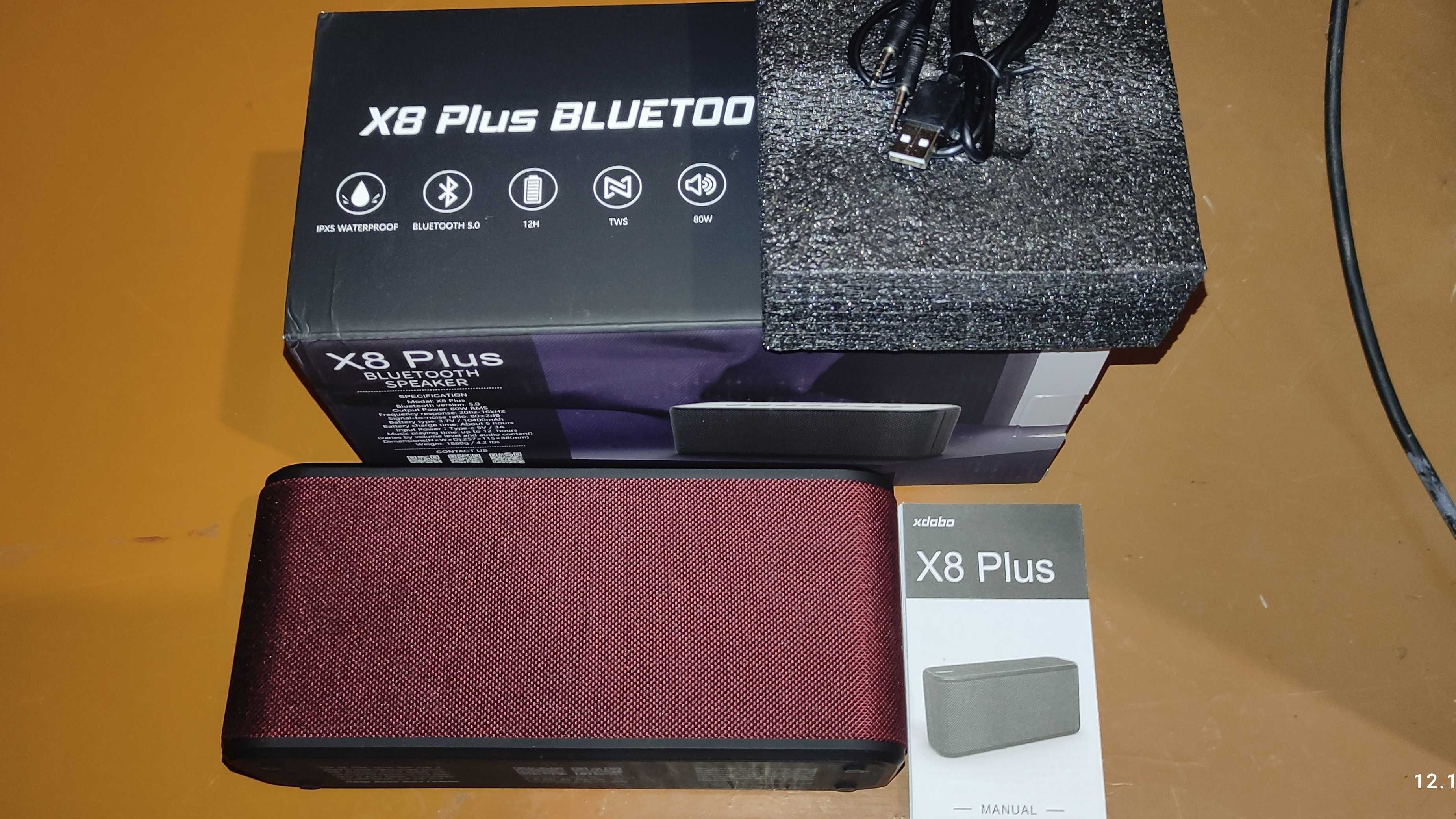 Колонка BT  Xdobo x8 II 60 Вт Xdobo x8 plus 80 Вт Новая+тестер.