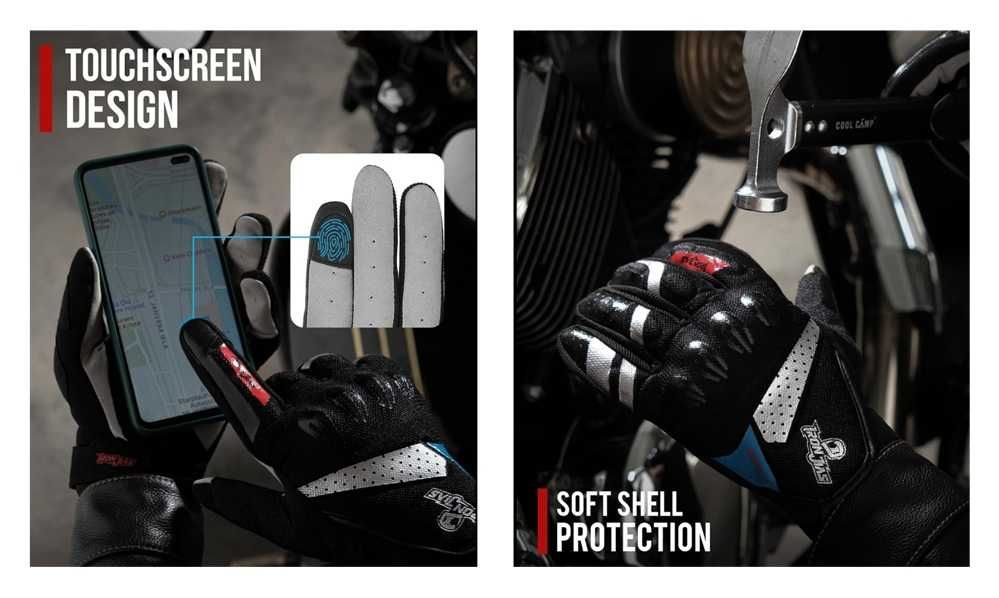 Luvas de Motard Borleni Tam XL (102)