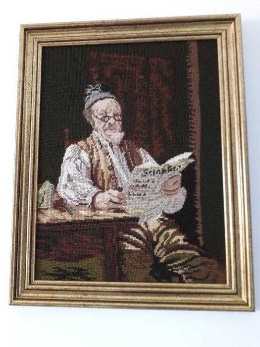 Quadros bordados à mão - Ilha da Madeira