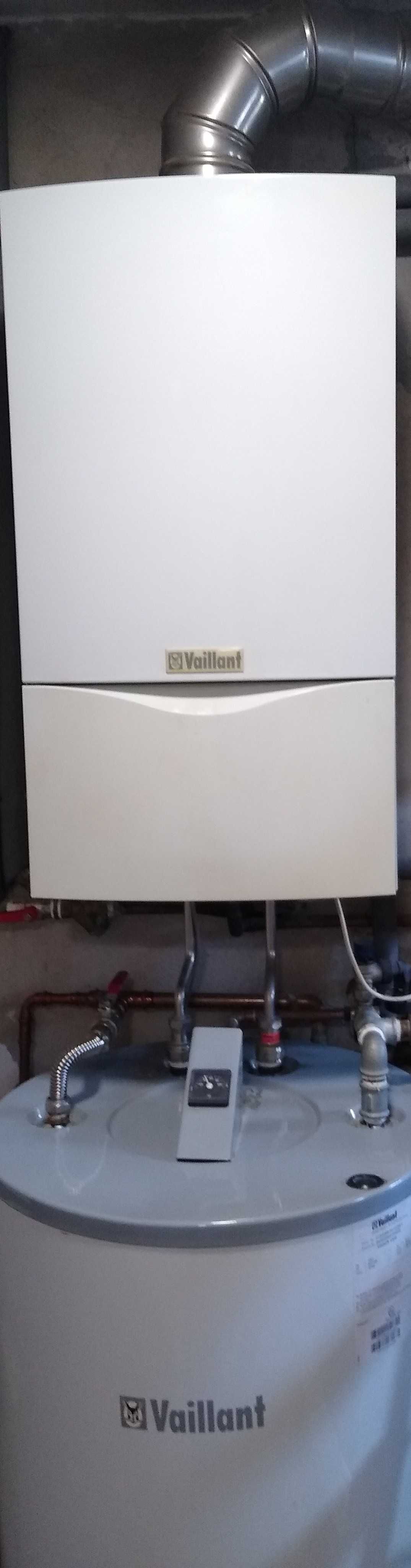 kocioł-piec gazowy Vaillant 20 kW + zasobnik 120 l    cw i co