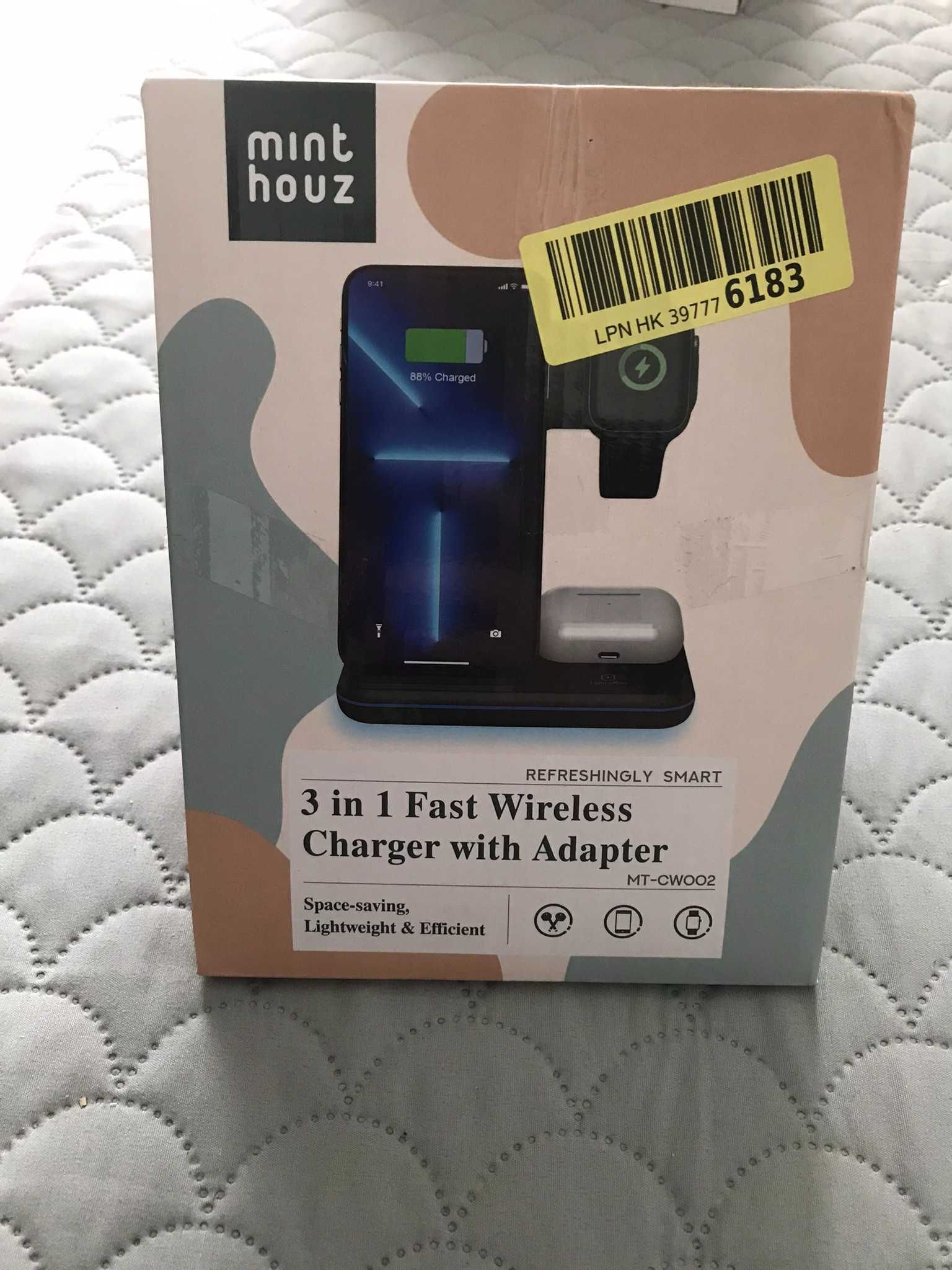 Ładowarka indukcyjna stacja ładująca 3 w 1