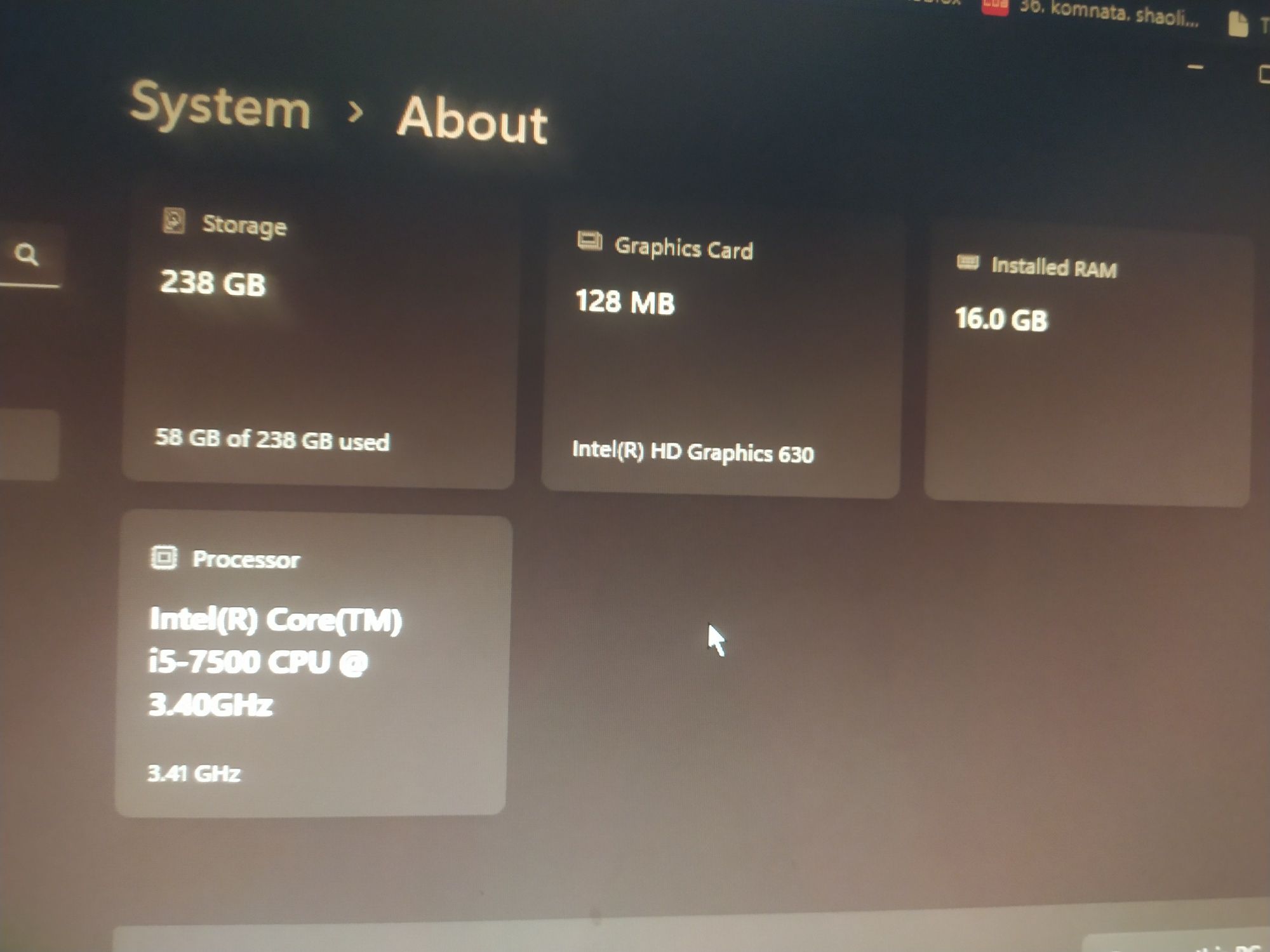 Zamienie i5-7500  3.40 Ghz + 2x 4gb ramu ddr