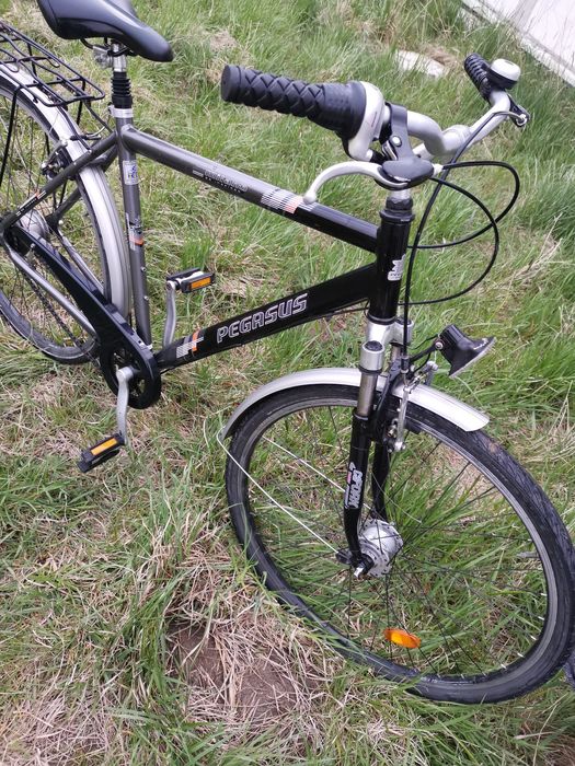 Męski Rower Pegasus Milano aluminiowy 28" , Nexus Shimano