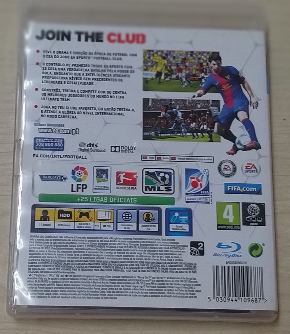 Fifa 13, Jogo PlayStation ps3.