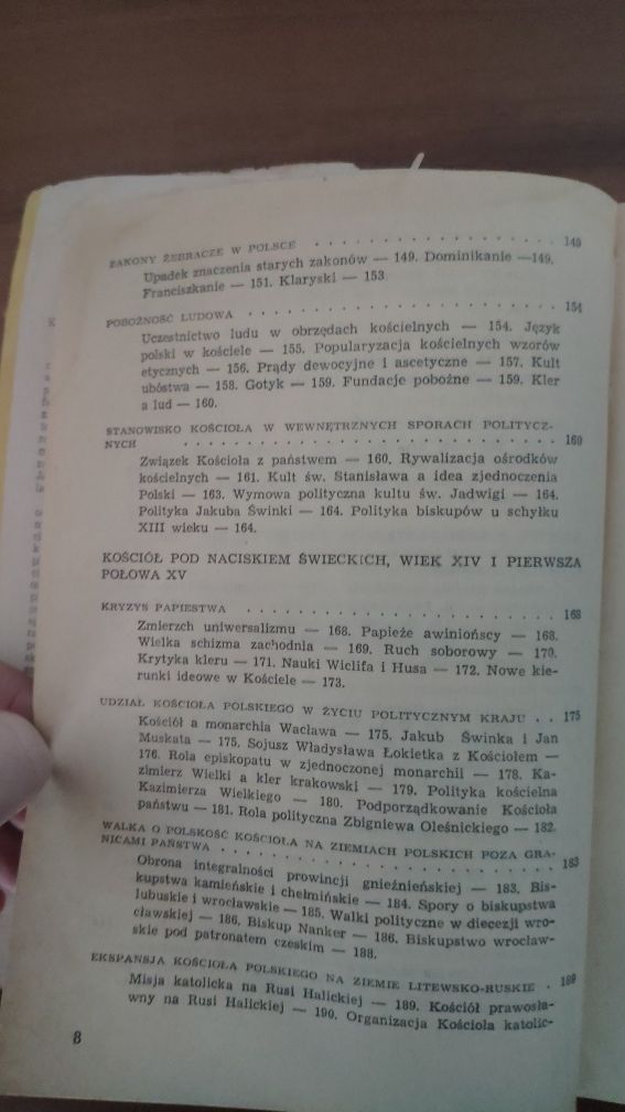 Historia kościoła katolickiego w Polsce,  J.Dowiat, wyd.1968r