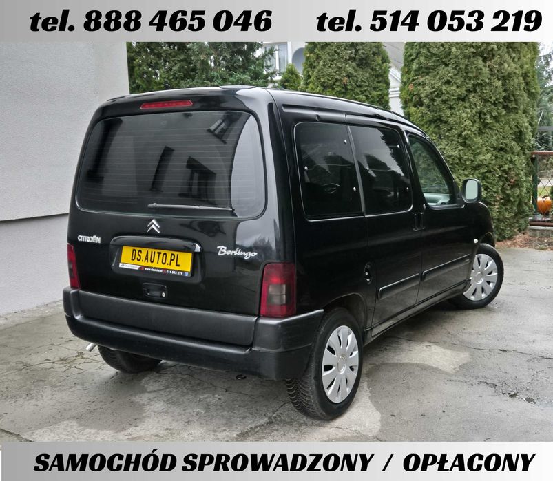 Citroen Berlingo • 1.6 benzyna • 2xdrzwi • sprawna KLIMA • z Niemiec