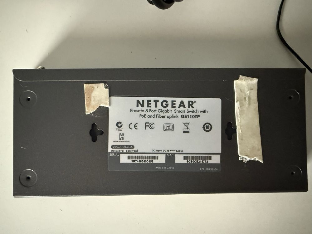 Switch PoE NETGEAR GS110TP 8 portow