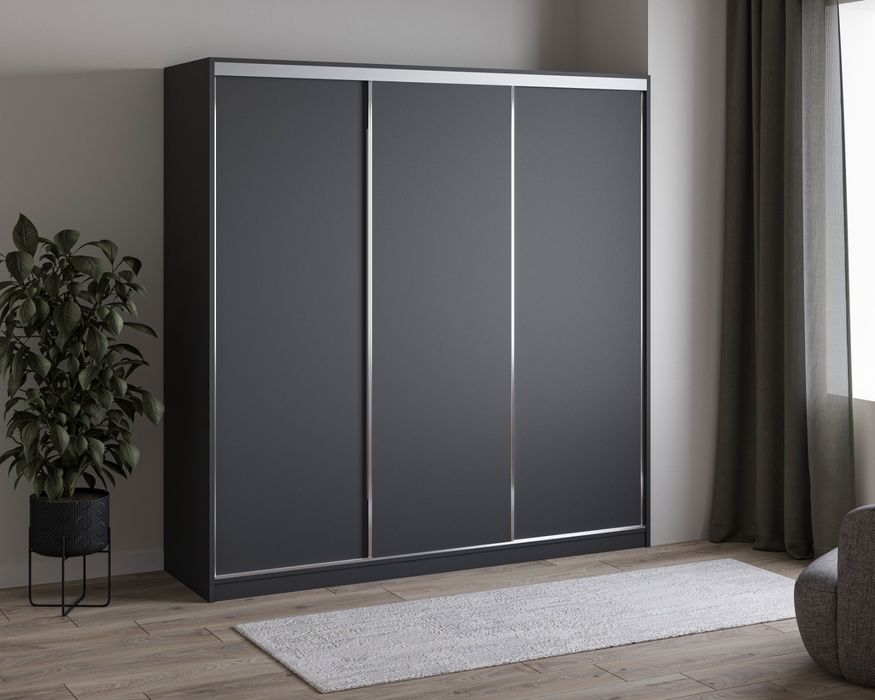 Duża szafa 3-drzwiowa 200 cm elegancka PROMOCJA