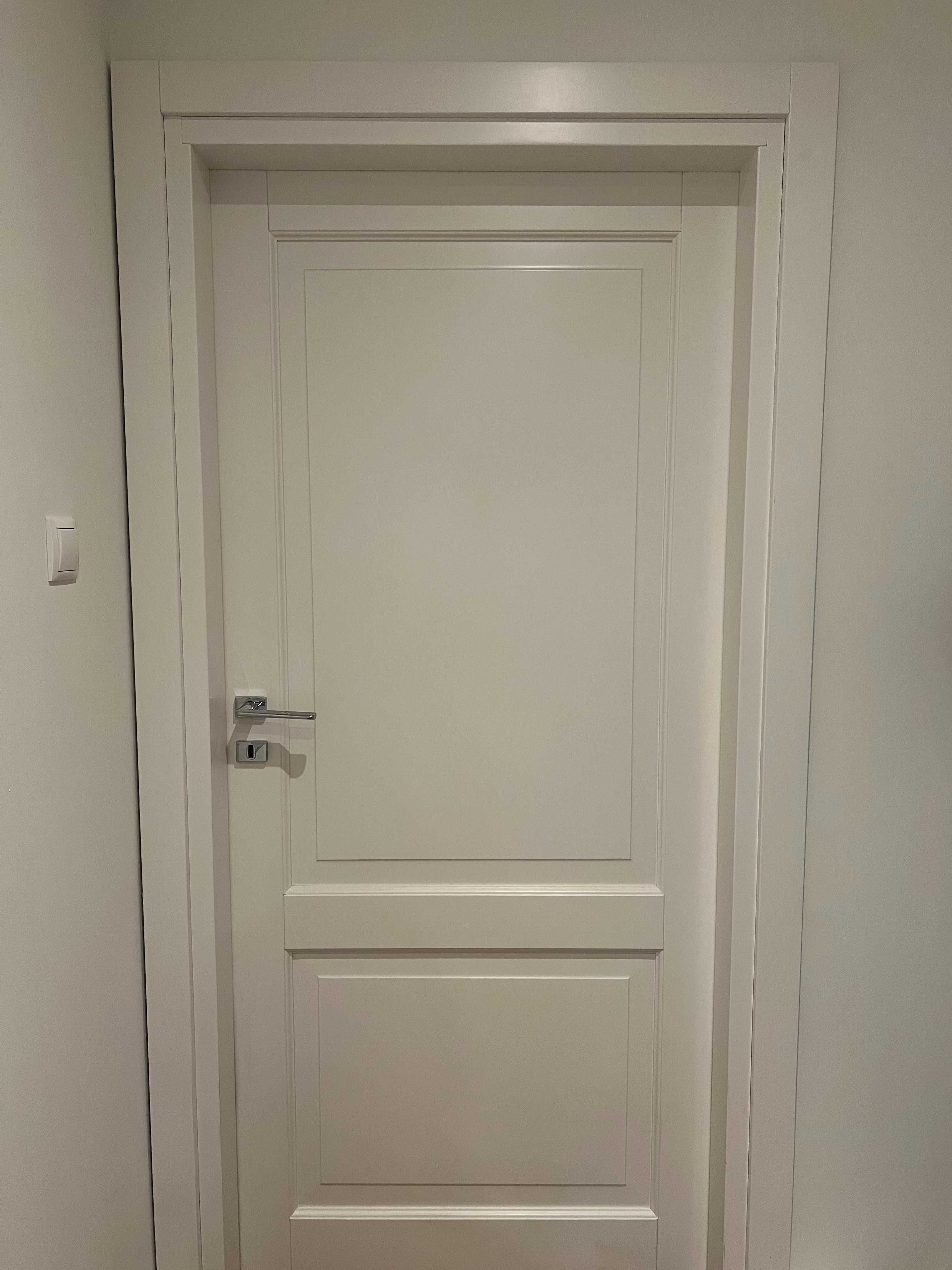 Drzwi wewnętrzne białe - Ronkowski Prima [PRAWE, 90]